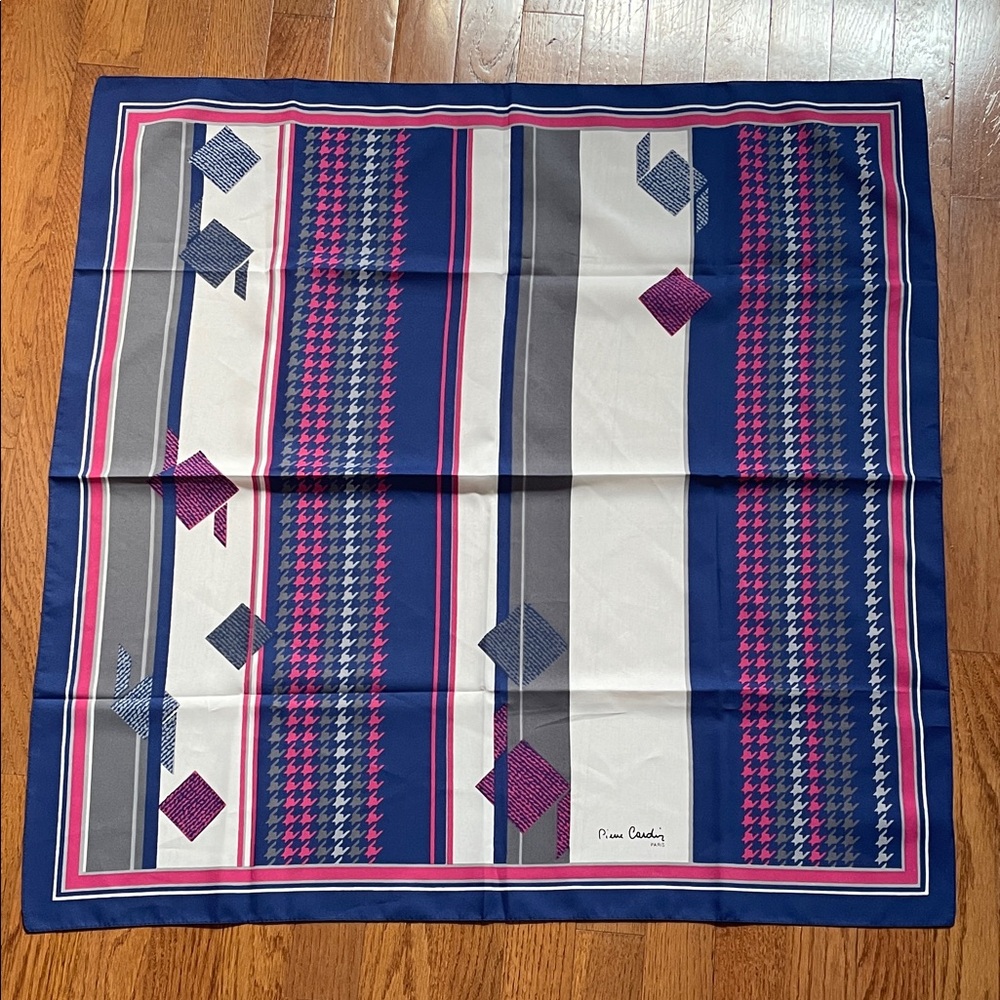 Pierre Cardin Multicolor Geometric Scarf